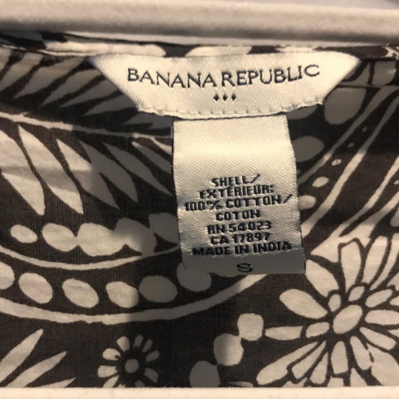 Banana Republic Brown Cotton tunic SIzE Small - Picture 3 of 4